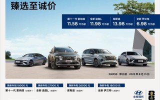 北京现代断尾求生：伊兰特最低仅需6.98万元 !