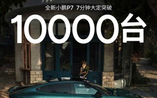 小鹏再造爆款车！全新小鹏P7上市7分钟 大定破万台 !