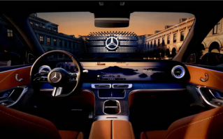 奔驰史上最大中控屏！全新GLC EV内饰官图发布：满眼全是屏 !