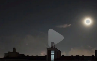 北京夜空拍到黑影御剑飞行引网友围观：气象专家解读 !