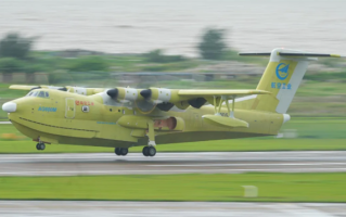 即将交付！AG600批产第二架机完成首次生产试飞 !