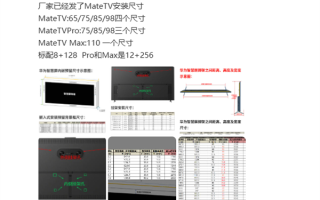 史上最大Mate！华为智慧屏MateTV尺寸出炉：最大110英寸 !