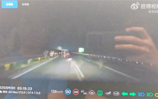 理想AES立功！夜间高速上紧急变道 救了两家人 !