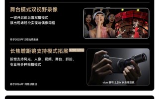 拍摄更强了！vivo X200系列功能升级：舞台模式双视野录像来了 !