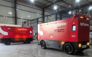 京东物流宣布“独狼”无人车出海沙特！L4级自动驾驶、能装1000公斤货 !